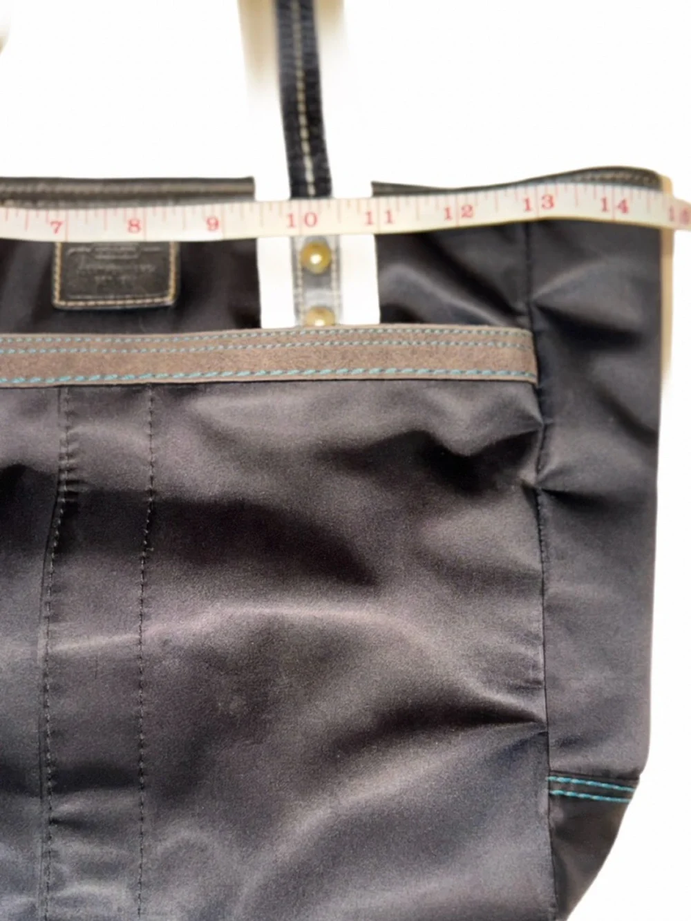 Coach Black Hampton Tote, good condition, lots of space❤️❤️ - Picture 11 of 14